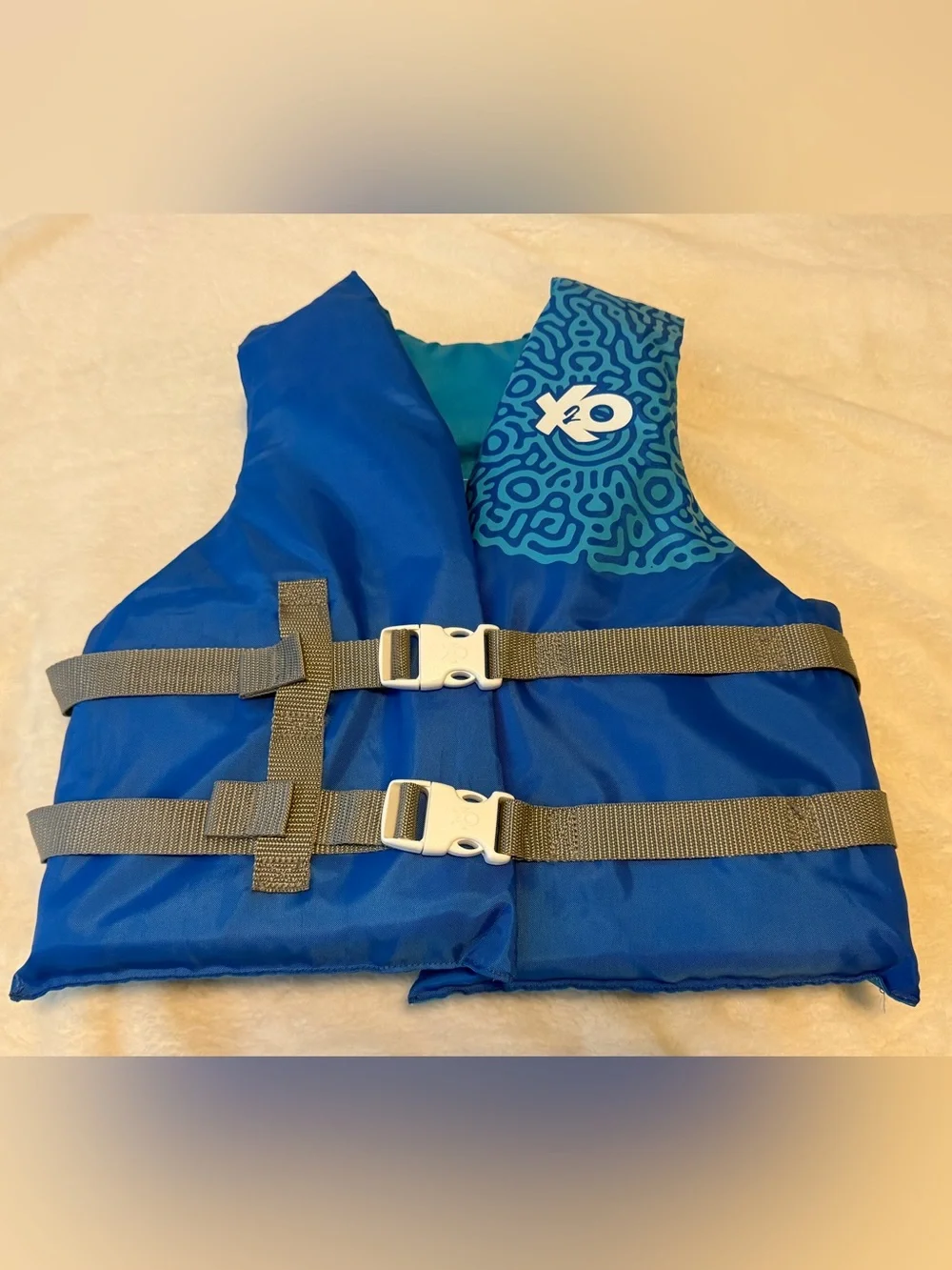 Blue XO Youth Life Vest Water Sports Safety